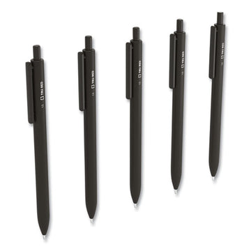 TRU RED™ Quick Dry Gel Pen, Retractable, Bold 1 Mm, Black Ink, Black Barrel, 5-pack freeshipping - TVN Wholesale